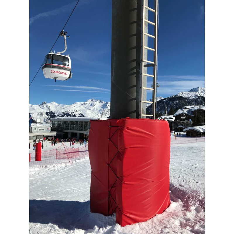 Matelas de protection pour pylône NF S52-105