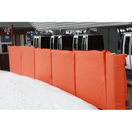 Matelas de protection plat pour piste de ski NF S52-105